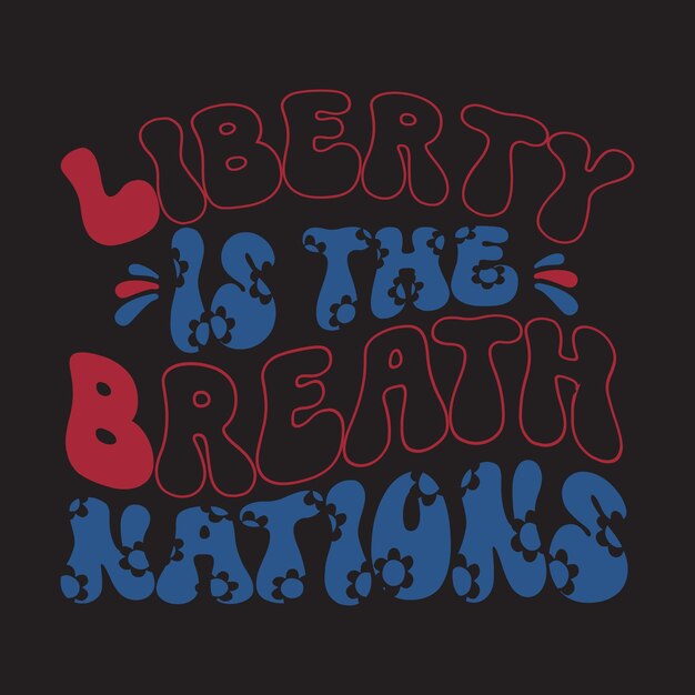 Vector fourth of july tshirt design