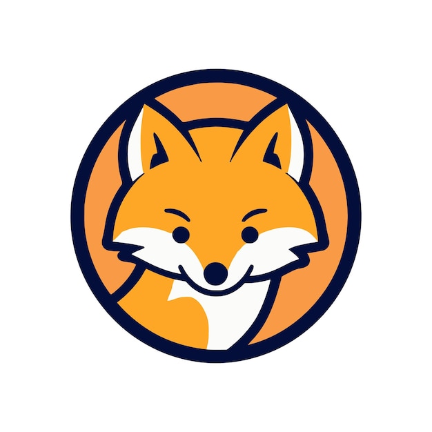 Fox Animal Logo Mascot Vector Design Illustration