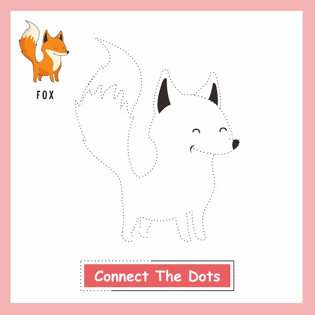 Fox Connect The Dots worksheet