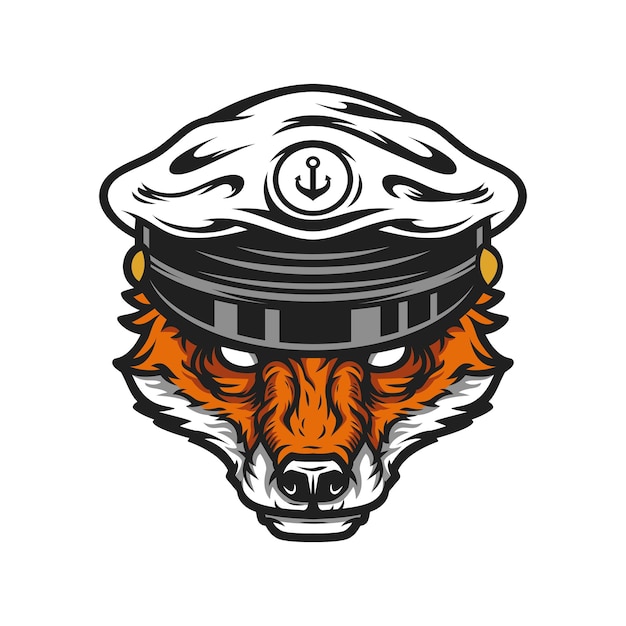 Fox Head Mascot Design Vector