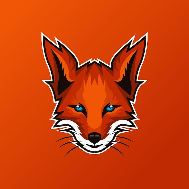 Fox Head Vector Design