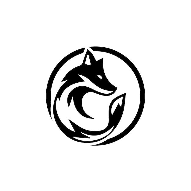 Fox head vector illustration icon