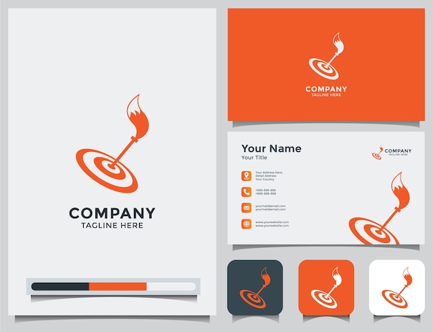 fox logo and business card 