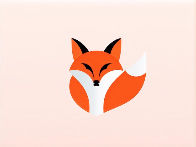 fox logo design template vector illustration fox illustration