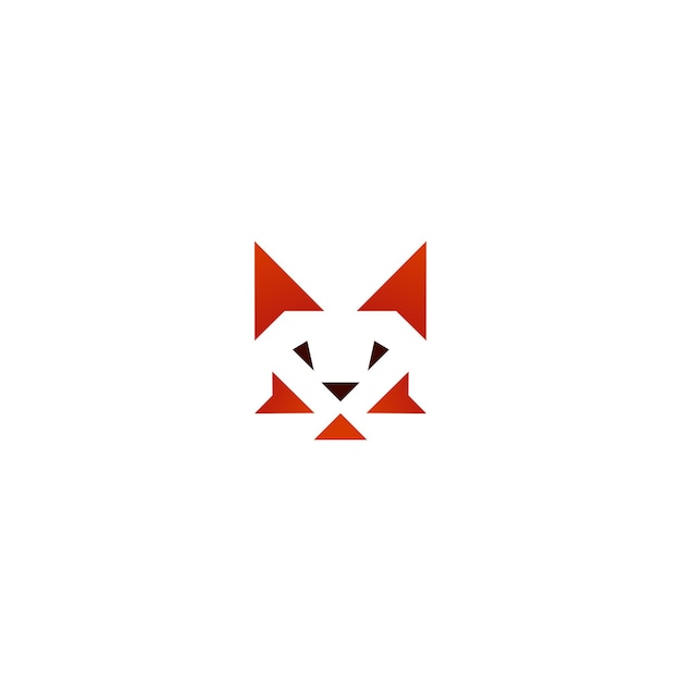 Fox logo icon vector image