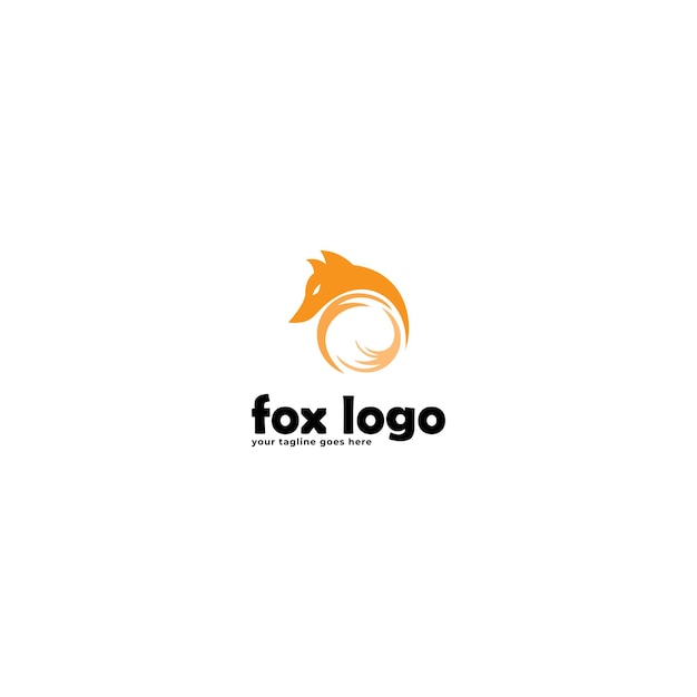 Vector fox logo icon vector template