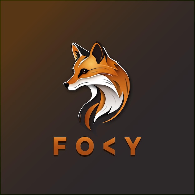 Fox logo vector design