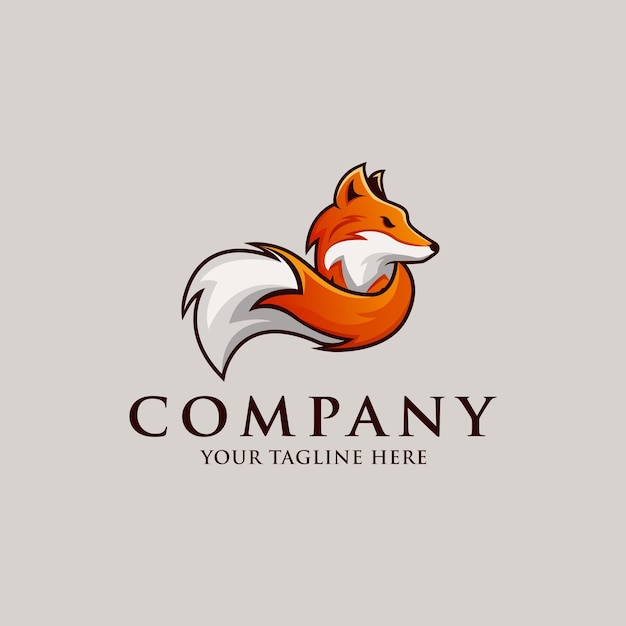 Fox logo vector illustration Vector