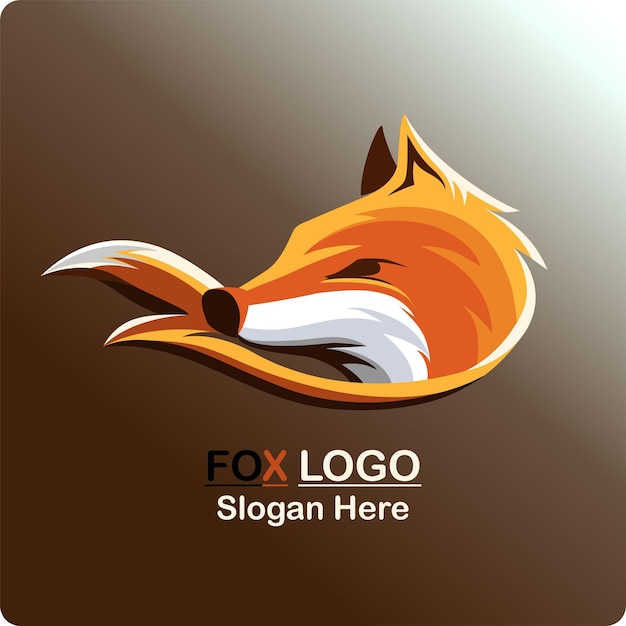 Vector fox mascot logo design vector, fox mascot logo design vector with modern illustration concept style