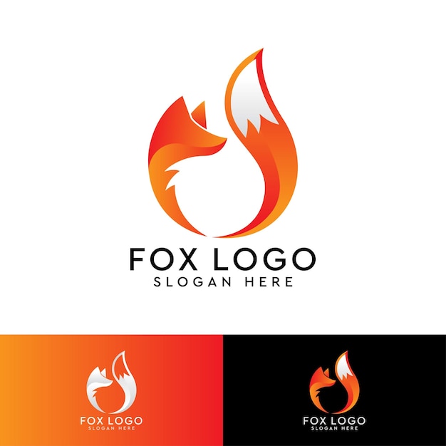 Fox Modern Logo Template