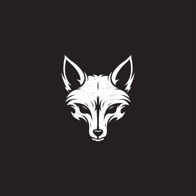 Vector fox skull logo