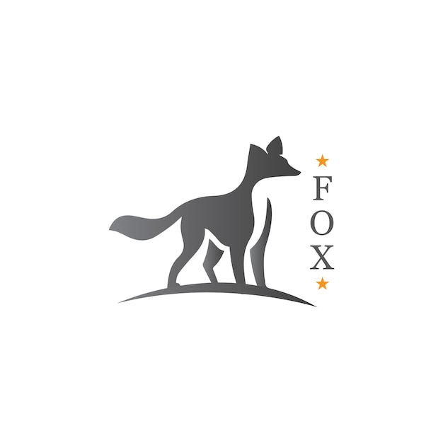 Fox vector illustration icon