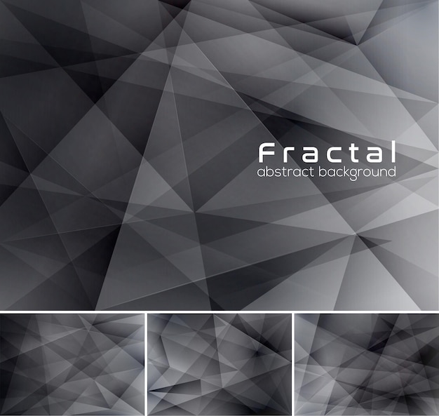 Vector fractal abstract background