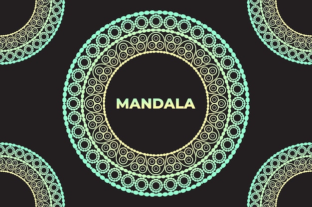 Frame design. Mandala pattern background design.