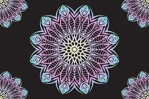 Frame mandala design. Mandala pattern background design.