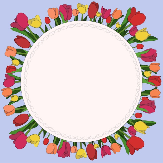 Frame With Leaves And Flowers Around And Important Announcements Inside Framework With Different Plants All Over And Crutial Informations In Floral Circle With Recent Ideas