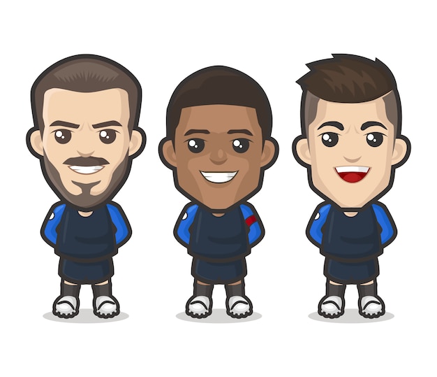 France football players team design