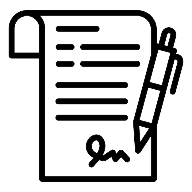 Franchise Agreement Icon Style