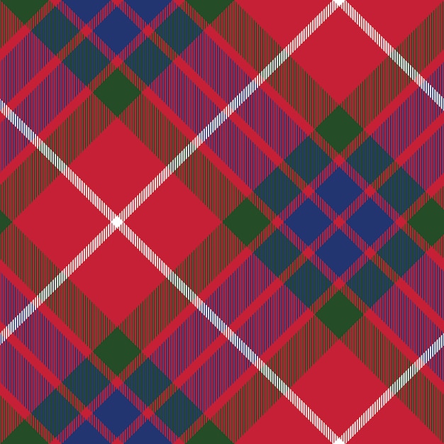 Fraser tartan fabric texture seamless pattern diagonal