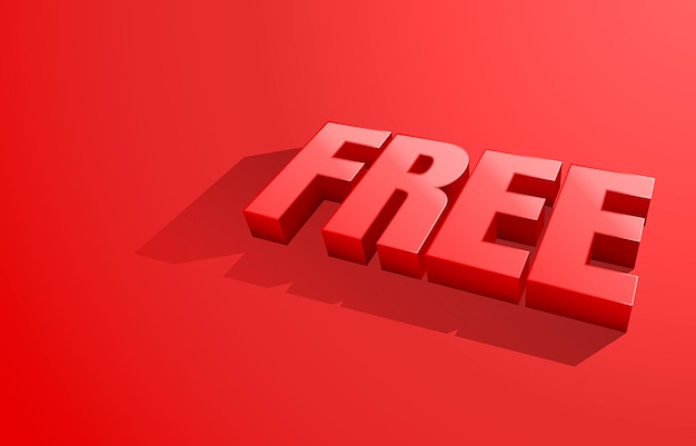 Free banner element, market offer present