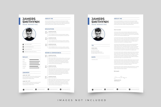 Free clean resume template