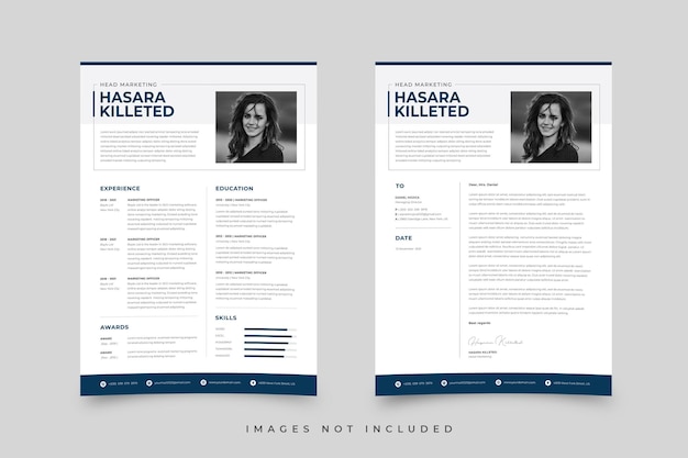 Free clean resume template