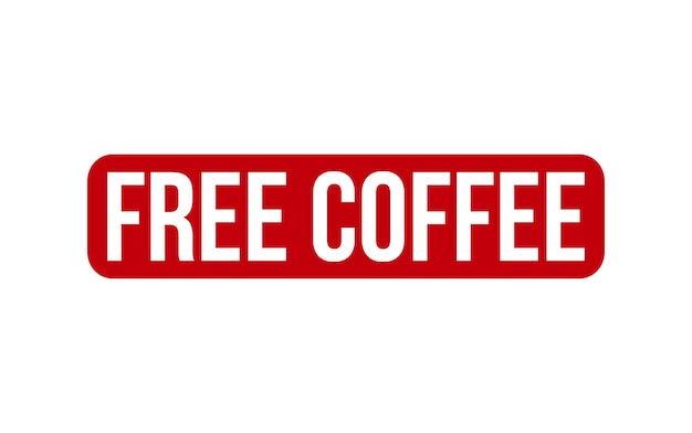 Free Coffee Rubber Stamp Seal Vector