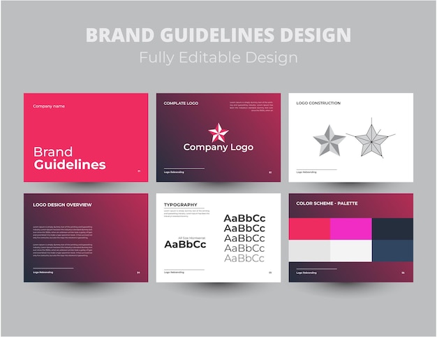 Vector free download brand guidelines design