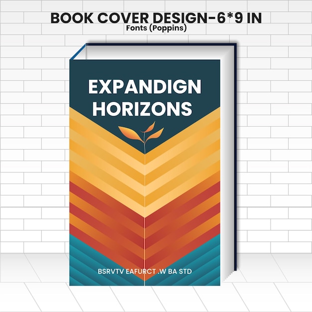 Free e book cover design in a white brick wall