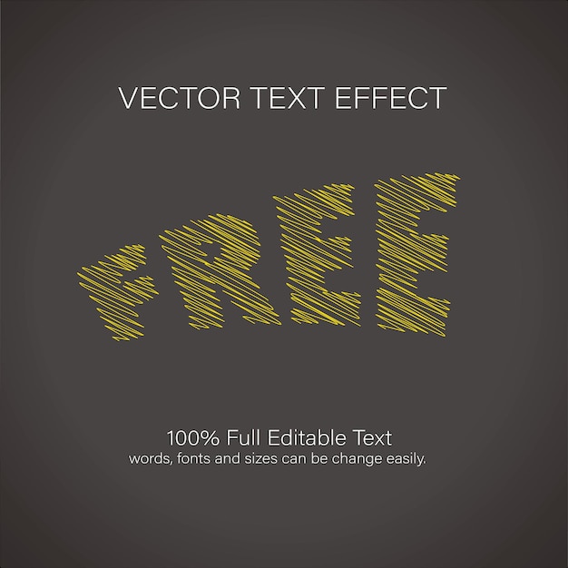 free Editable Text thread string vector