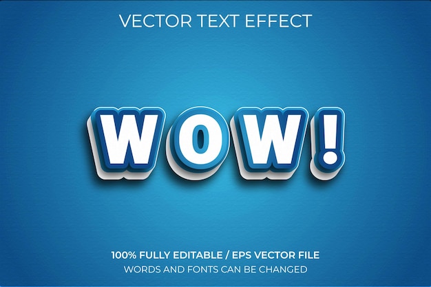 Free editable vector  text effect typography style