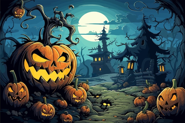 Vector free halloween element background wallpaper