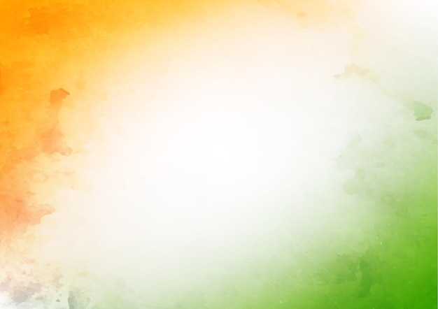 Free indian flag theme Republic day watercolor texture background