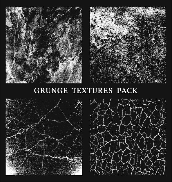 Free pack of abstract grunge textures background