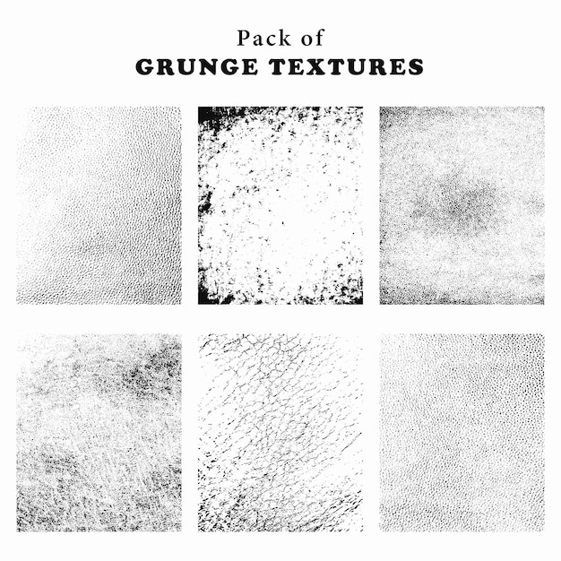 Free pack of vector grunge textures