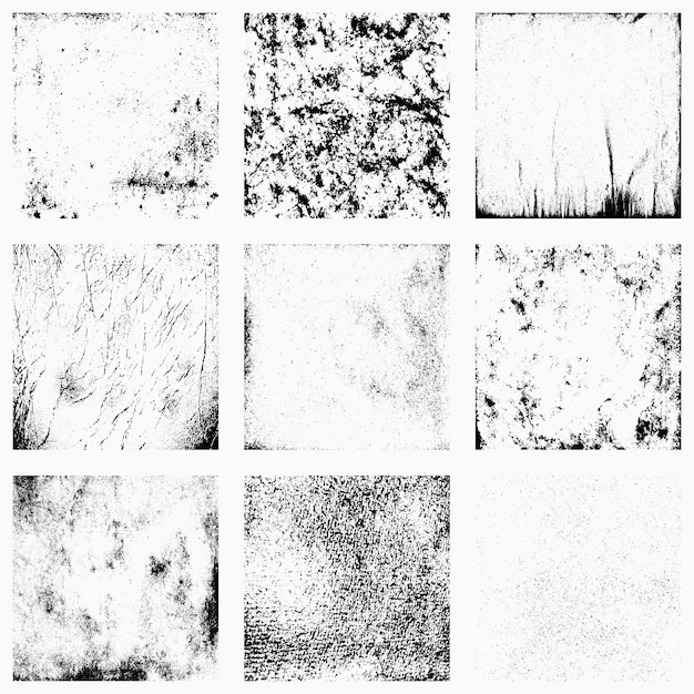 Free set of grunge textures elements