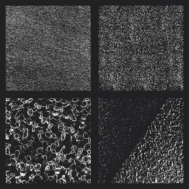 Free set of textures with black background