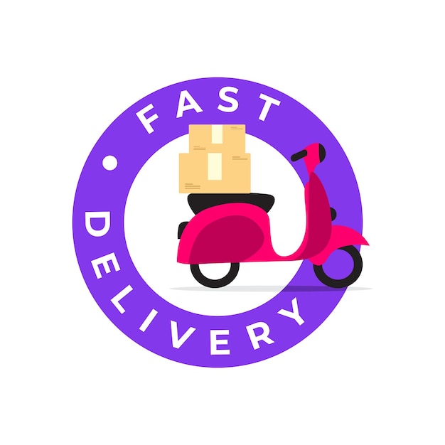 Free shipping free delivery icon design cocept