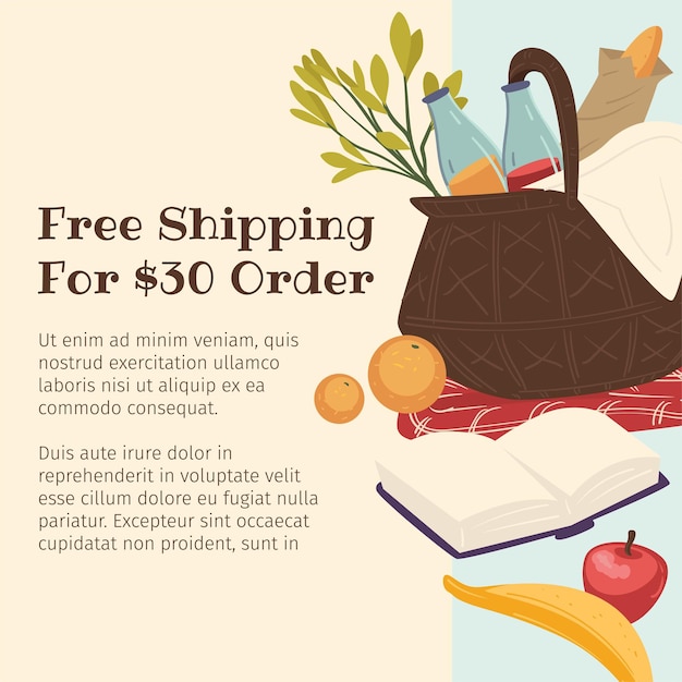 Free shipping for orders buy products online