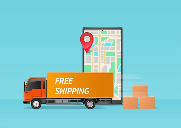 Free shipping promotion web banner