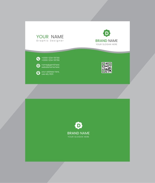 free simple business card design Modern business card design