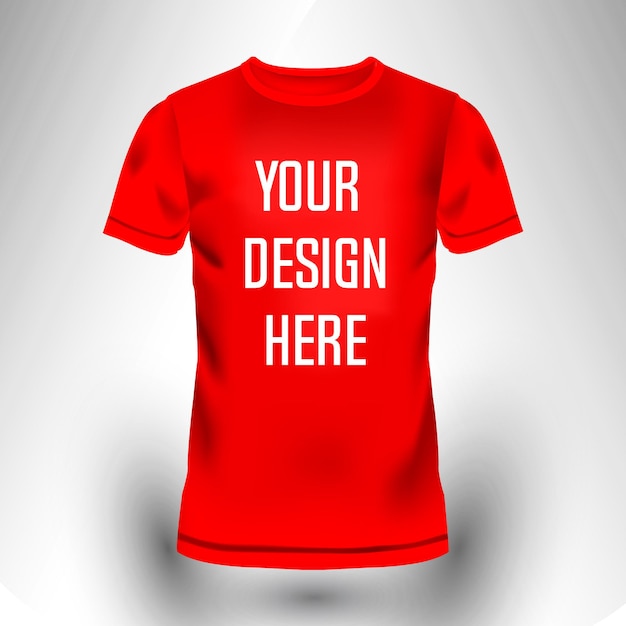 Free tshirt mockup vector tshirt mockup