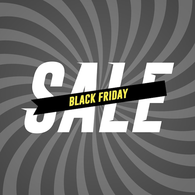 Free vector black friday banner background