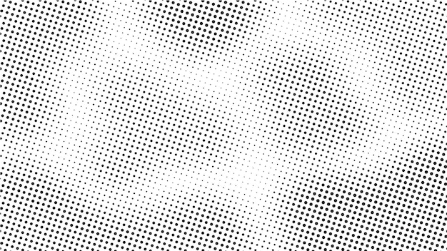 Free vector black halftone background