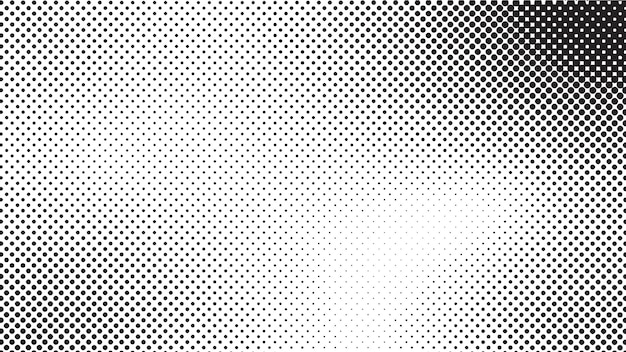 Free vector black halftone background