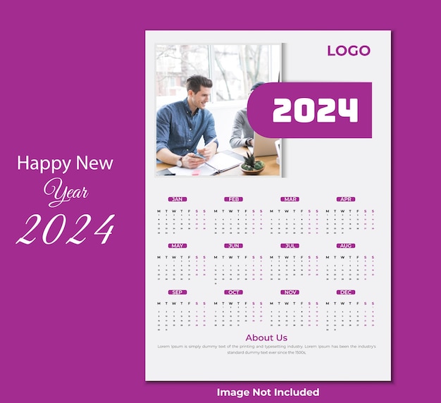 Free vector Calendar 2024