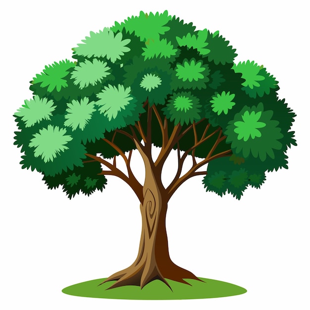 Vector free vector cartoon tree