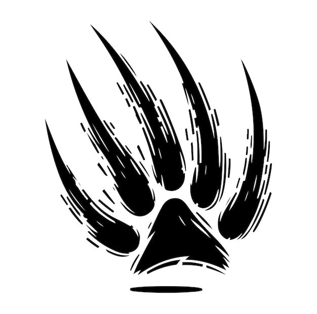 Vector free vector claws scratches icon design claw silhouette