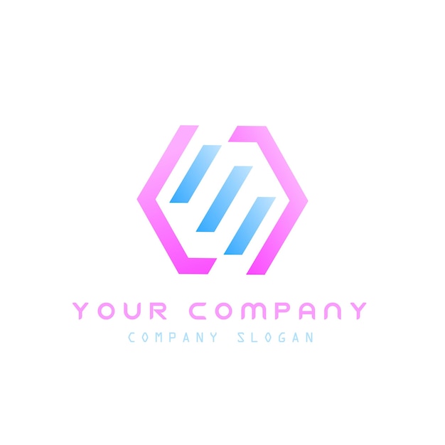 Free vector colorful company logo