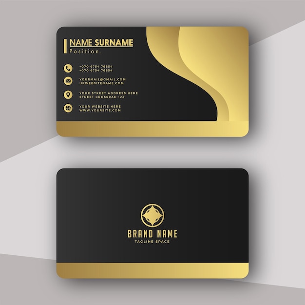 Free  Vector Company business card template